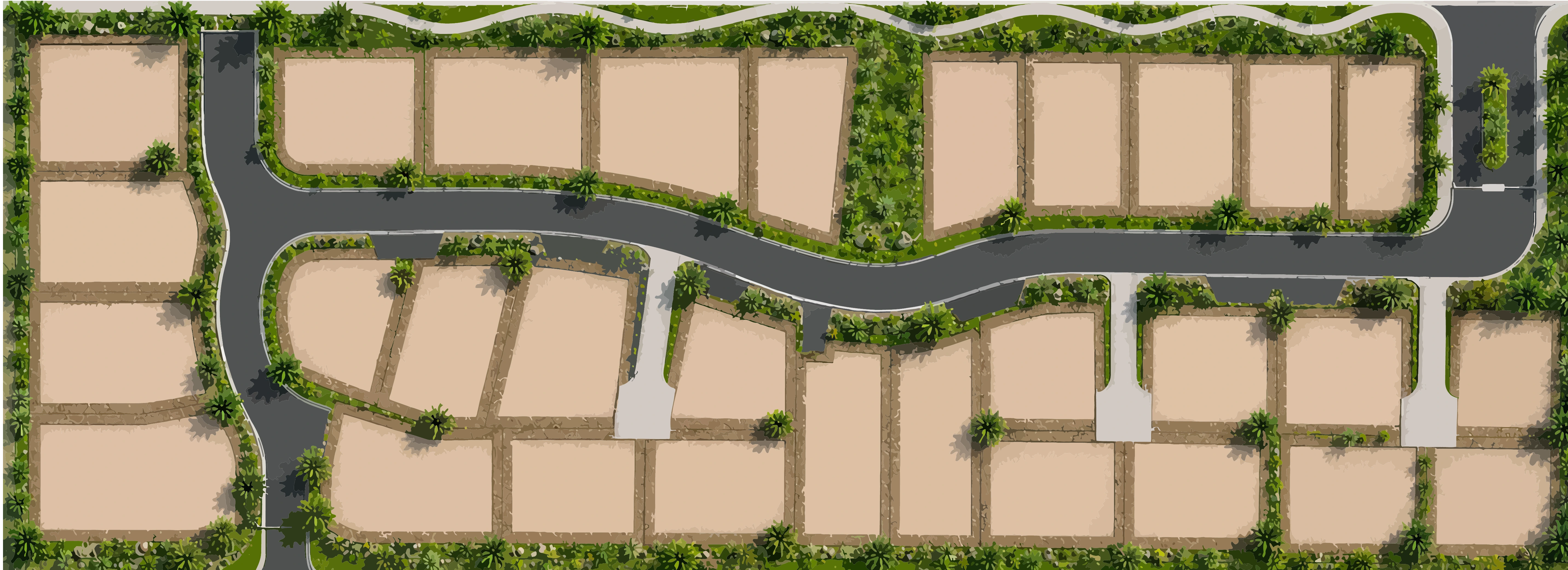 Alure aerial site plan